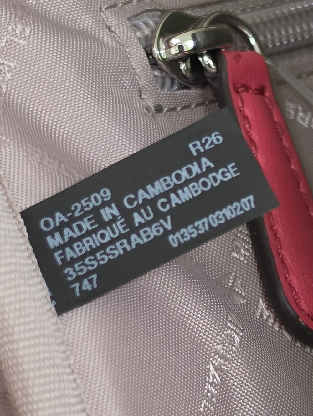 Michael Kors Rhea Medium Color-Block Logo PIink Backpack - Picture 6 of 9